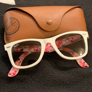 Limited edition white Ray-Ban Wayfarer